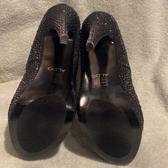 Aldo gorgeous rhinestone heels six 9 NWOT - Picture 3 of 6
